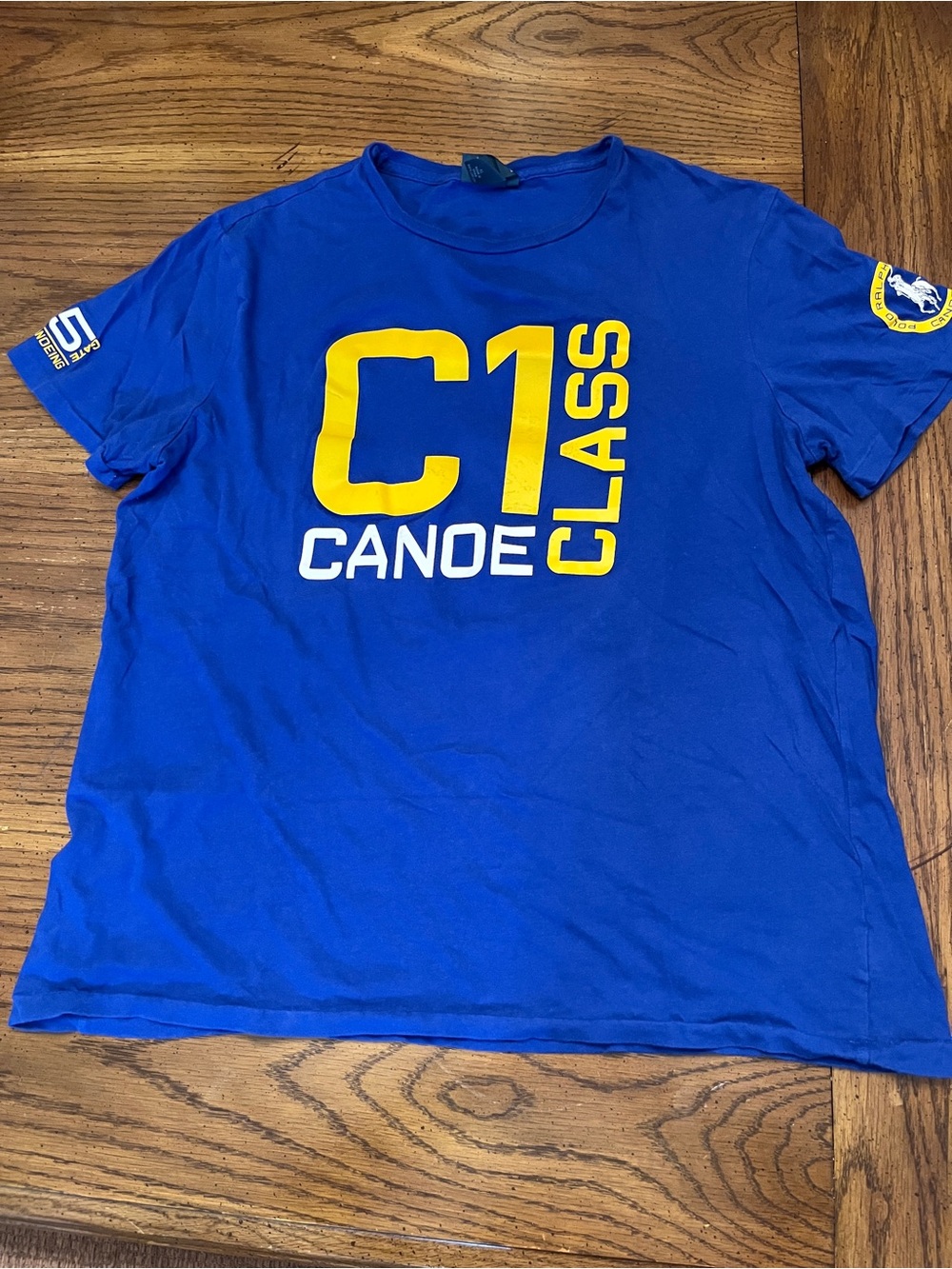Polo‎ Ralph Lauren C1 Canoe Class Blue Graphic Tee, custom fit, size extra large